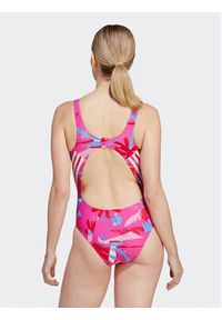 Adidas - adidas Strój kąpielowy Floral 3-Stripes Swimsuit IB5995 Różowy Regular Fit. Kolor: różowy. Materiał: syntetyk #8