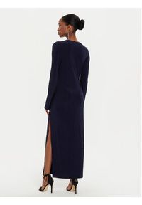 NORMA KAMALI Sukienka wieczorowa KK2243PLE33951 Granatowy Slim Fit. Kolor: niebieski. Materiał: syntetyk. Styl: wizytowy #3