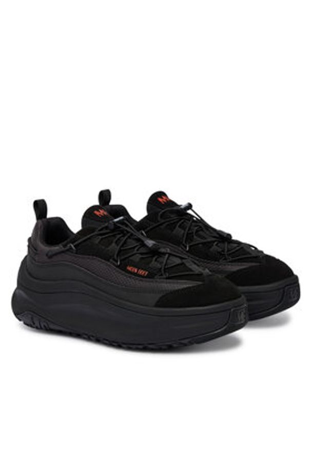 Moon Boot Sneakersy Moon247 Xlace 80D2490100 Czarny. Kolor: czarny. Materiał: skóra, zamsz