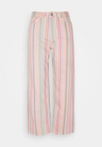 Lee - LEE WIDE LEG DAMSKIE SPODNIE MATERIAŁOWE RAINBOW STRIPE L30SSNSK 112106704. Materiał: materiał #1