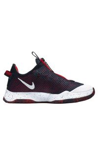 Buty koszykarskie męskie Nike PG 4. Kolor: czerwony, niebieski, wielokolorowy. Materiał: materiał. Szerokość cholewki: normalna