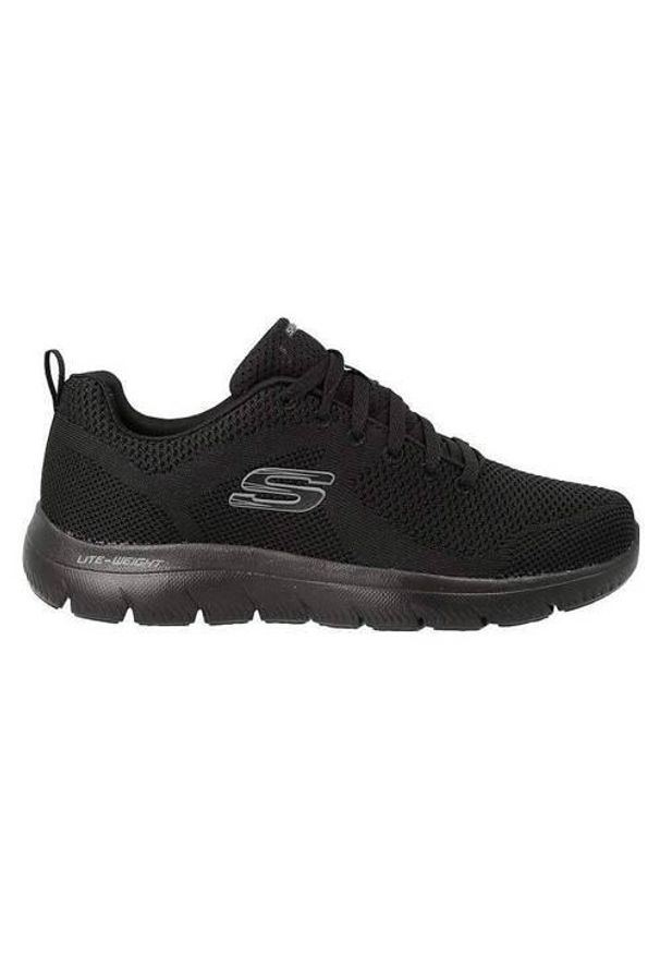 skechers - Buty do chodzenia męskie Skechers Brisbane. Zapięcie: sznurówki. Kolor: wielokolorowy, czarny. Materiał: tkanina, guma, materiał, syntetyk. Szerokość cholewki: normalna. Sport: turystyka piesza