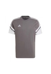 Adidas - Koszulka męska adidas Condivo 22 Tee. Kolor: biały, wielokolorowy, szary