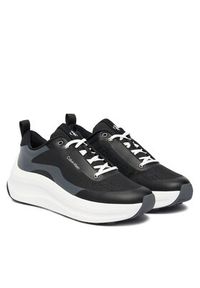 Calvin Klein Sneakersy Chunky Runner Laceup Mix Aop YW0YW02077 Czarny. Kolor: czarny. Materiał: materiał #4