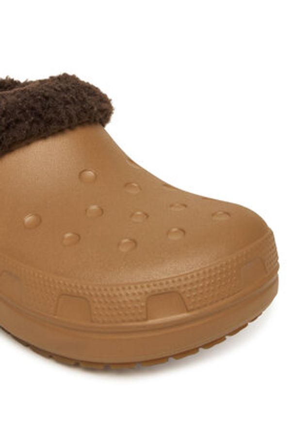 Crocs Klapki Classic Lined Shorty 211380 Brązowy. Kolor: brązowy