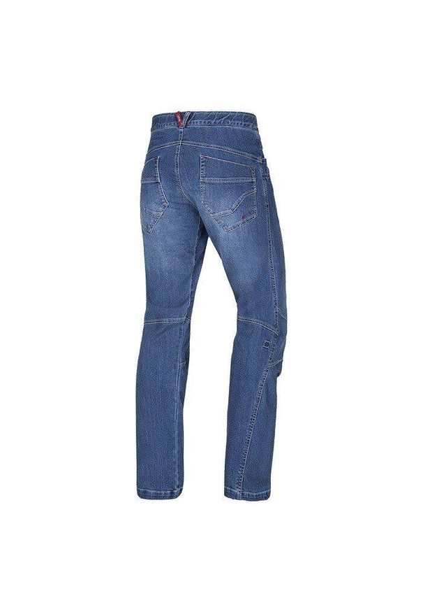 OCUN - Spodnie wspinaczkowe męskie Ocun Hurrikan Jeans. Kolor: niebieski. Materiał: jeans