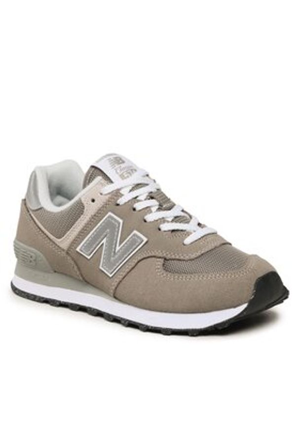 New Balance Sneakersy WL574EVG Szary. Kolor: szary. Materiał: skóra, zamsz. Model: New Balance 574