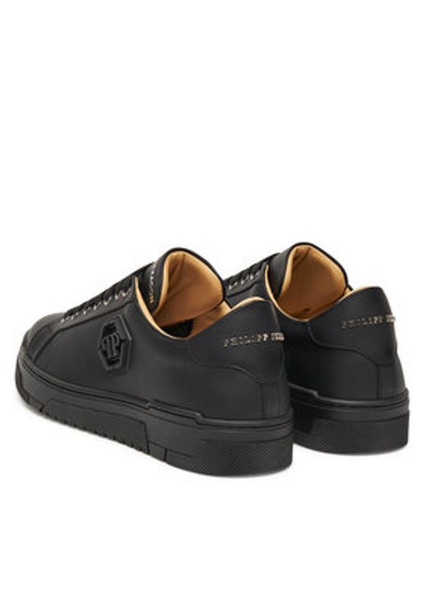 Philipp Plein - PHILIPP PLEIN Sneakersy PAES USC0722 PLE005N020 Czarny. Kolor: czarny. Materiał: skóra