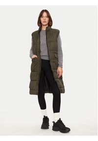 Whistler Kamizelka Amaretto W Long Puffer W234602 Zielony Regular Fit. Kolor: zielony. Materiał: syntetyk