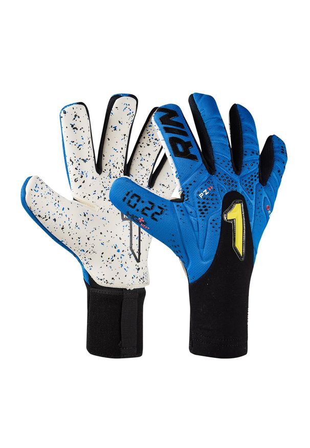RINAT - Dziecięce rękawice bramkarskie Rinat Kronos 10:22 Turf. Kolor: niebieski. Sport: piłka nożna