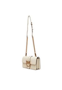 Pinko - PINKO Torebka Love One Mini ST.CL Al 25-26 PLTT 105856 A0F1 Biały. Kolor: biały. Materiał: skórzane #5