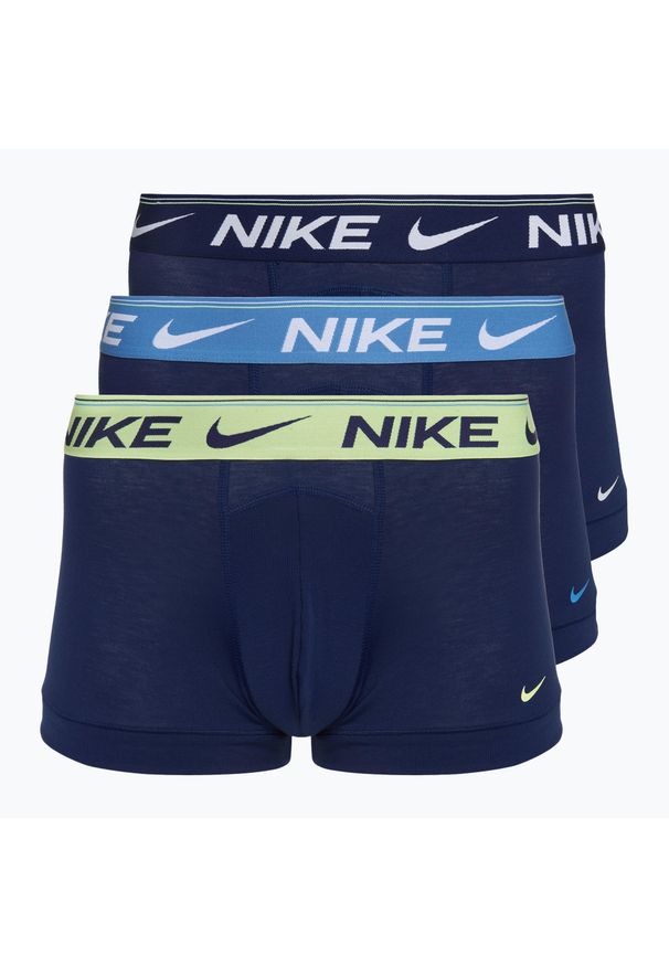 Bokserki męskie Nike Dri-FIT Ultra Comfort Trunk 3 pary. Kolor: wielokolorowy. Technologia: Dri-Fit (Nike)