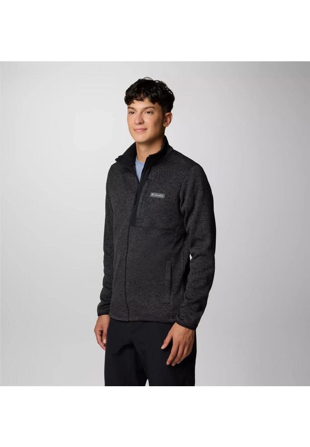 columbia - Bluza Polarowa Męska Columbia Sweater Weather. Typ kołnierza: polo. Kolor: czarny. Materiał: polar