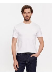 Calvin Klein T-Shirt Smooth Cotton T-Shirt K10K112229 Biały Regular Fit. Kolor: biały. Materiał: bawełna #1