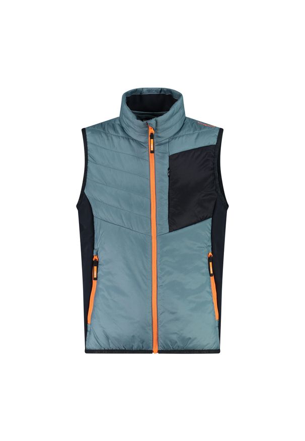 Bezrękawnik hybrydowy dla dzieci CMP. Kolor: niebieski. Długość rękawa: bez rękawów