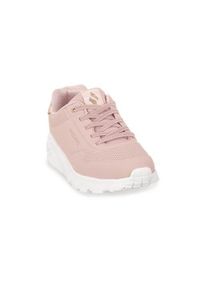 skechers - Buty do chodzenia dla dzieci Skechers Mve One Lite. Zapięcie: sznurówki. Kolor: różowy. Materiał: materiał, syntetyk, tkanina. Szerokość cholewki: normalna. Sport: turystyka piesza