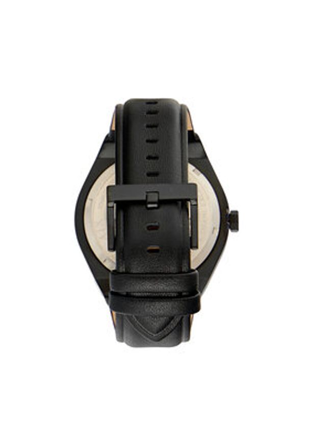 Armani Exchange Zegarek Sync AX4297 Czarny. Kolor: czarny. Materiał: skóra