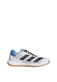 Adidas - Buty halowe dla kobiet adidas 140 Adizero Fastcourt 1.5. Kolor: biały, czarny, pomarańczowy, wielokolorowy #1