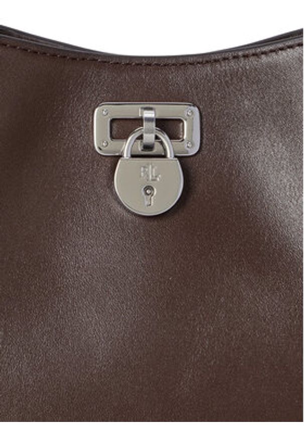 Lauren Ralph Lauren - LAUREN RALPH LAUREN Torebka 431966750008 Brązowy. Kolor: brązowy. Materiał: skórzane