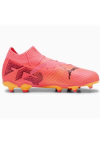 Buty piłkarskie Puma Future 7 Pro FG/AG 107728-03 różowe. Kolor: różowy. Materiał: materiał, dzianina, syntetyk. Szerokość cholewki: normalna. Sport: piłka nożna #3