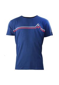 PEAK MOUNTAIN - T-shirt Peak Mountain Casa. Kolor: niebieski #1