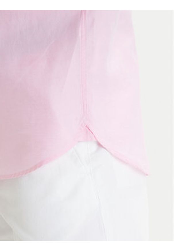 TOMMY HILFIGER - Tommy Hilfiger Koszula MW0MW42450 Różowy Regular Fit. Kolor: różowy. Materiał: bawełna