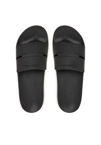 Calvin Klein Klapki Pool Slide Double T HM0HM01752 Czarny. Kolor: czarny #4