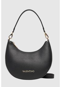 Valentino by Mario Valentino - VALENTINO Czarna torebka księżyc Alexia Hobo Bag. Kolor: czarny #4