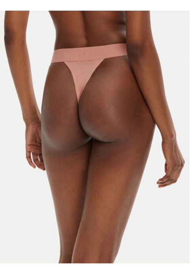 Hugo - HUGO Stringi Red Label 50503102 Różowy. Kolor: różowy. Materiał: bawełna