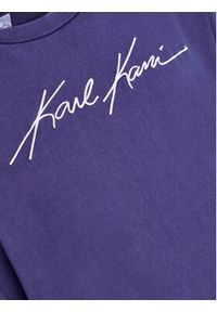 Karl Kani T-Shirt KM242-048-4 Fioletowy Boxy Fit. Kolor: fioletowy. Materiał: bawełna