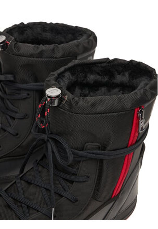 Bogner Śniegowce Laax 8 32547534 Czarny. Kolor: czarny. Materiał: skóra