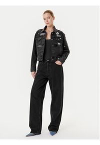 DKNY Kurtka jeansowa P5GCYC72 Szary Regular Fit. Kolor: szary. Materiał: bawełna #7