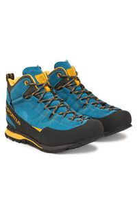 LA SPORTIVA - La Sportiva Trekkingi Boulder X Mid GTX ZFAS054B00Y00 Niebieski. Kolor: niebieski. Materiał: zamsz, skóra. Sport: turystyka piesza #4