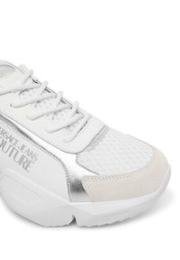 Versace Jeans Couture Sneakersy 80VA3SU3 ZPB78 S03 Biały. Kolor: biały. Materiał: skóra #7