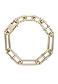 Fossil Bransoletka JF04234710 Złoty. Materiał: metalowe. Kolor: złoty