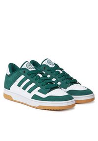 Adidas - adidas Sneakersy Rapid Court Low JR1009 Zielony. Kolor: zielony. Materiał: skóra #6