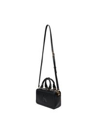 Calvin Klein Torebka Bold Ck Bauletto Crossbody LV04F3411G Czarny. Kolor: czarny. Materiał: skórzane #3
