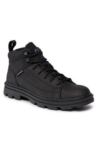CAT Footwear Trapery Modulate P725405 Czarny. Kolor: czarny. Materiał: skóra