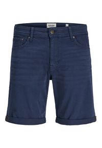 Jack & Jones - Jack&Jones Szorty jeansowe Rick 12274985 Granatowy Regular Fit. Kolor: niebieski. Materiał: bawełna #3