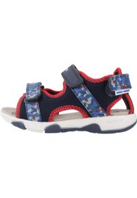 Sandały Geox Model B Sandal Multy Boy Kolor Niebieski. Kolor: niebieski. Materiał: tkanina