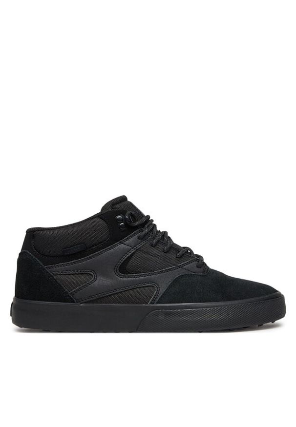 DC Shoes Sneakersy Kalis Vulc Mid Wnt ADYS300744-BB2 Czarny. Kolor: czarny. Materiał: zamsz, skóra