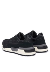 EA7 Emporio Armani Sneakersy 7X000874 AF28089 MC677 Czarny. Kolor: czarny. Materiał: skóra #3