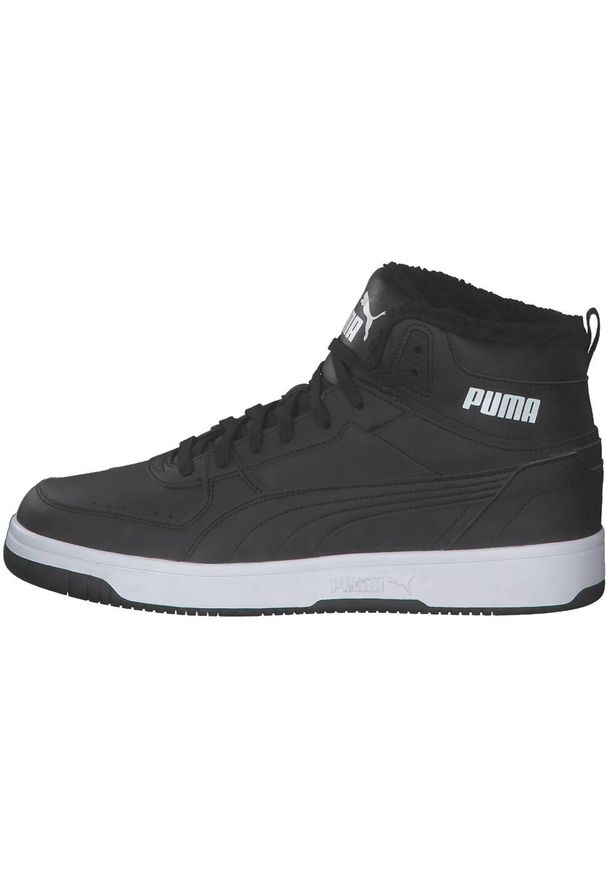 Buty do chodzenia męskie Puma Rebound Joy Fur. Zapięcie: sznurówki. Kolor: wielokolorowy, biały, czarny. Materiał: guma, materiał, syntetyk. Szerokość cholewki: normalna. Sport: turystyka piesza