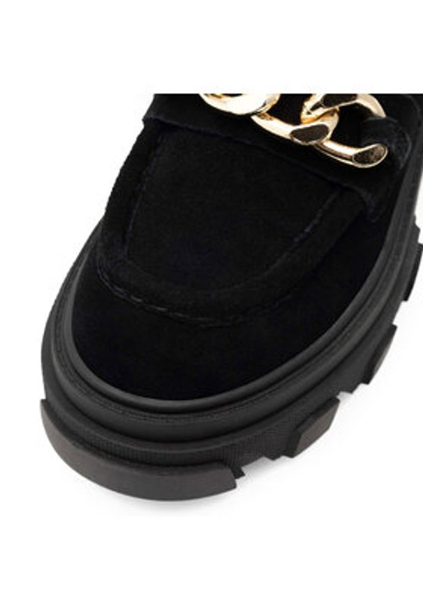 Badura Loafersy SOPHIA-01 Czarny. Kolor: czarny. Materiał: skóra, zamsz