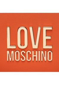 Love Moschino - LOVE MOSCHINO Torebka JC4111PP1GLI0450 Pomarańczowy. Kolor: pomarańczowy. Materiał: skórzane #4
