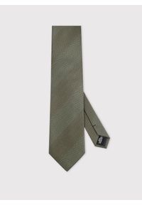 Pako Lorente - PAKO LORENTE – Zielony krawat w pasy. Kolor: zielony. Materiał: poliester #1