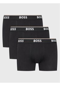 BOSS - Boss Komplet 3 par bokserek Power 50475274 Czarny. Kolor: czarny. Materiał: bawełna