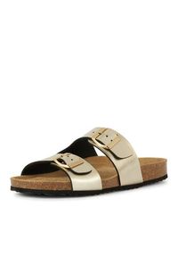 Geox Klapki D Brionia D35LSL 000BN C2012 Złoty. Kolor: złoty. Materiał: skóra #3