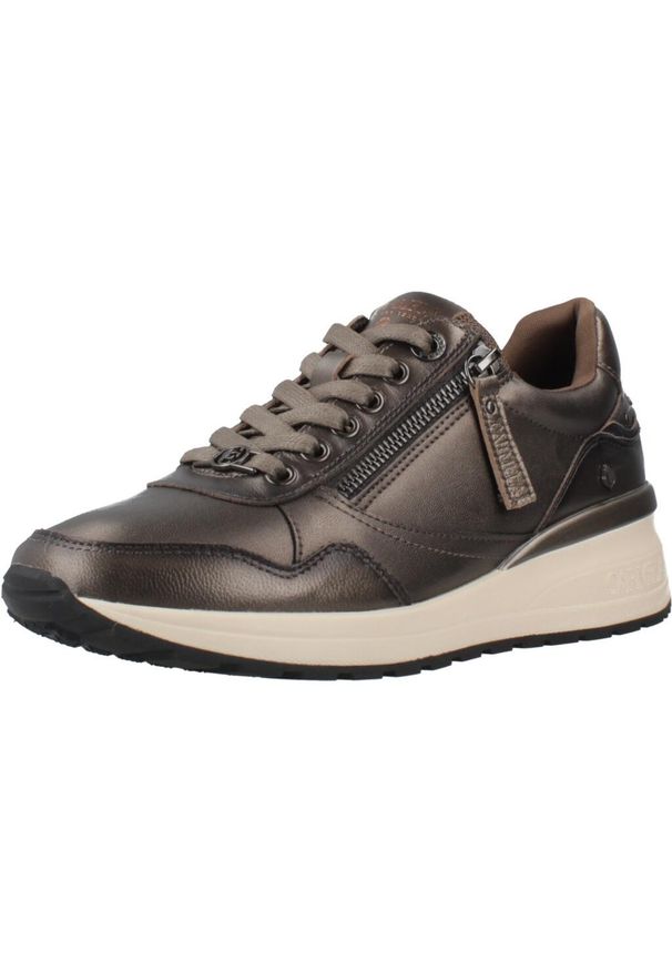Carmela - Buty CARMELA 162442C Brąz. Kolor: brązowy. Materiał: syntetyk, tkanina, skóra. Styl: sportowy