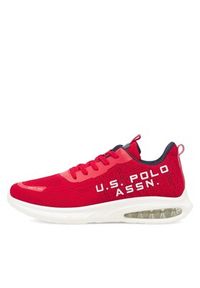 U.S. Polo Assn. Sneakersy ACTIVE001 Czerwony. Kolor: czerwony. Materiał: materiał